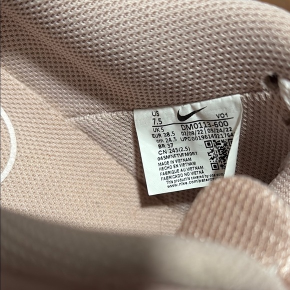 Nike Court Vision Alta Pink Platform Sneakers with Chunky Sole - Picture 6 of 10